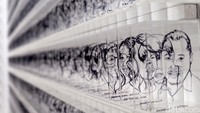 Karya Aditya Novali yang tergabung dalam pameran Enam Kolektor merupakan koleksi milik Melani Setiawan.