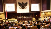 Sosialisasi empat pilar berlangsung di gedung Nusantara V, Senin (8/8/2016).