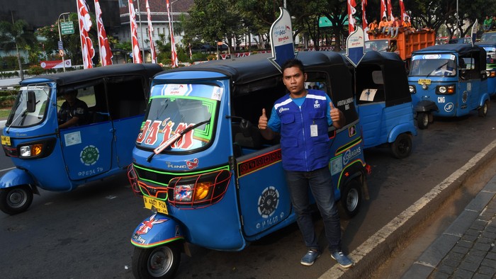 PGN Gratiskan Bajaj Gas di Jakarta Selama Seminggu