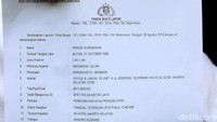 Bukti pelaporan suami Sonya Fatmala itu atas kasus penipuan dan penggelapan yang dilakukan rekan kerjanya tersebut. Pool/Hanif Hawari/detikFoto.