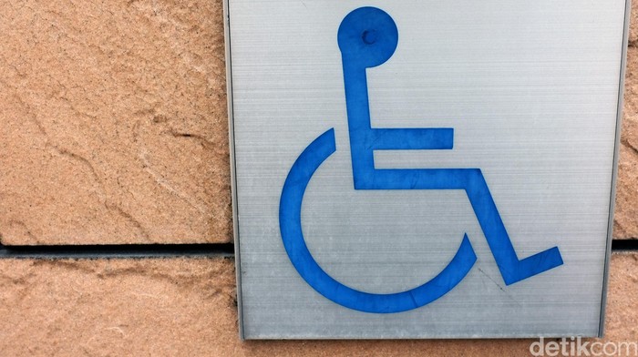 Logo Kursi Roda dan disabilitas / orang cacat. dikhy sasra/ilustrasi/detikfoto