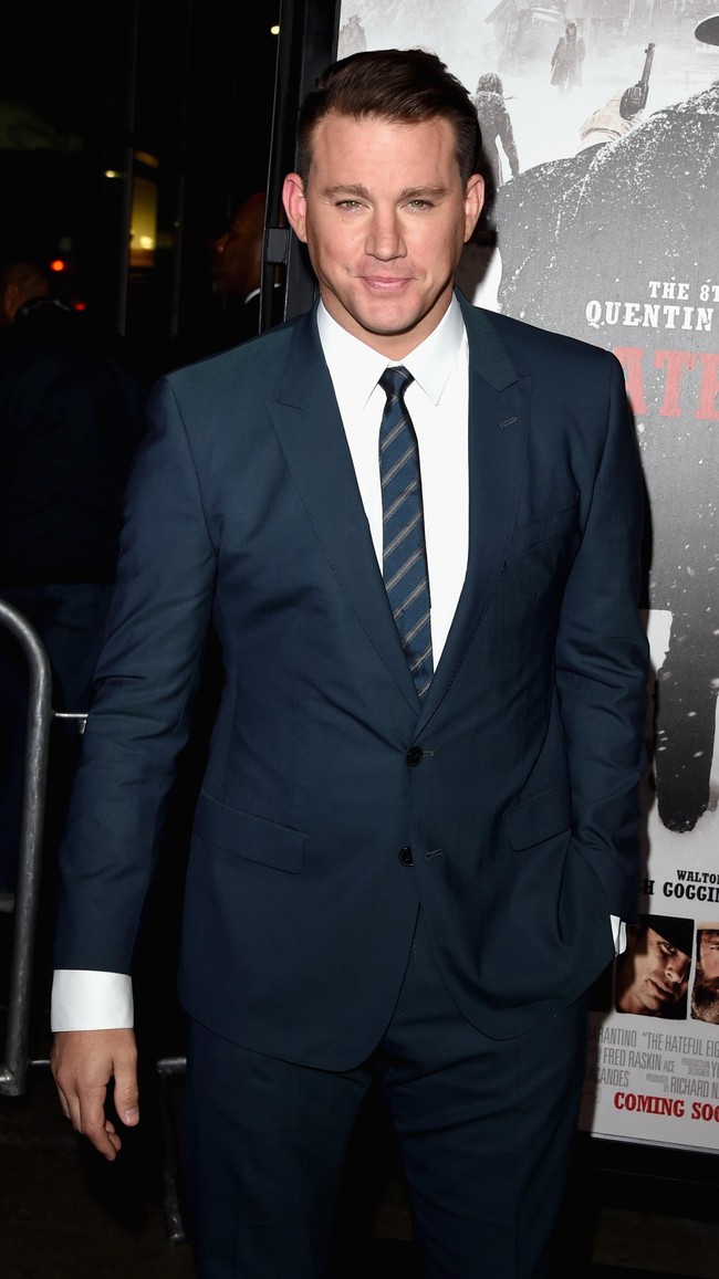 Aktor tampan lain yang masuk deretan hot papa adalah Channing Tatum. Dari istrinya Jenna Dewan, ia memiliki seorang putri yang diberinama Everly Tatum. Foto: Pascal Le Segretain