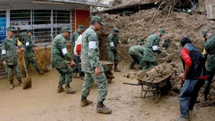 Banjir dan Longsor di Meksiko Tewaskan Puluhan Orang