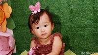 Ruben dan Sarwendah tentu ingin selalu mengabadikan momen sang anak. Pool/Gus Mun/detikFoto.