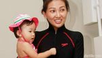 Cute! Putri Ruben Onsu dan Sarwendah Berbikini