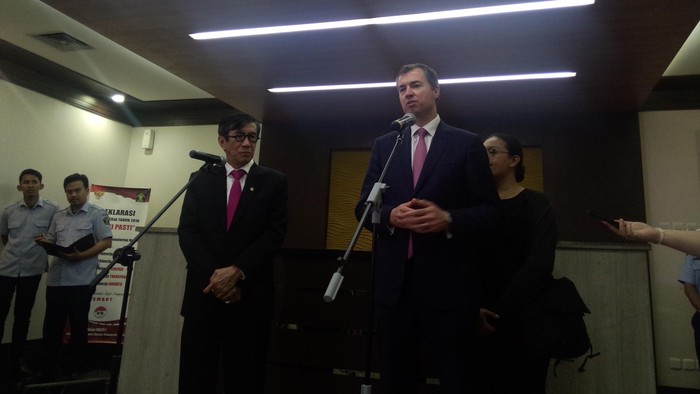 Menteri Kehakiman Australia Temui Yasonna Bahas Terorisme Hingga Imigran