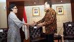 Sri Mulyani Rapat Tertutup Dengan DPD RI