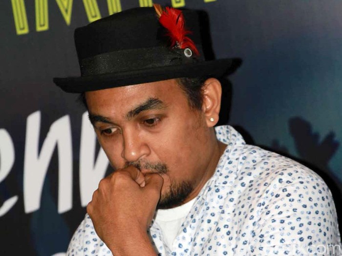 Glenn Fredly saat menghadiri press conference Tanda Mata Glenn Fredly untuk Ruth Sahanaya