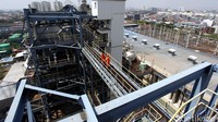 PLTGU ini menyalurkan listrik melalui Saluran Udara Tegangan Extra Tinggi (SUTET) 500 kV dan Saluran Tegangan Tinggi (SUTT) 150 kV ke sistem interkoneksi Jawa-Bali.