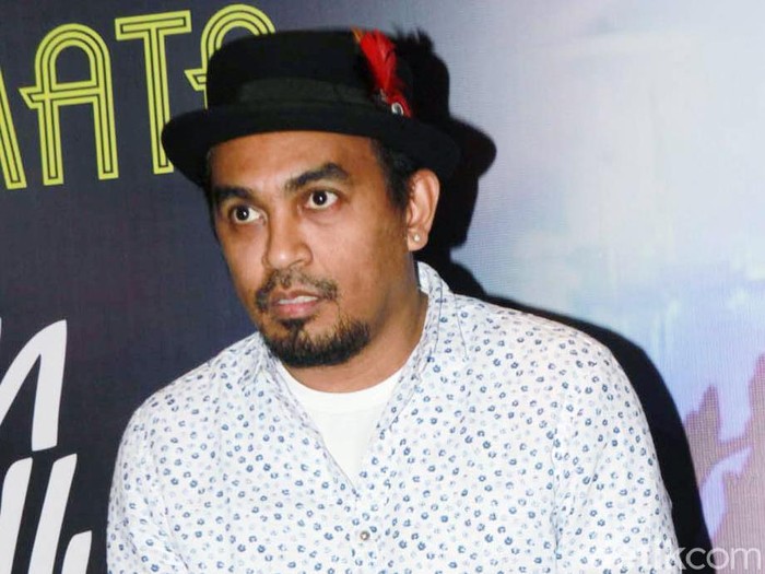 Glenn Fredly saat menghadiri press conference Tanda Mata Glenn Fredly untuk Ruth Sahanaya