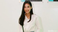 Bagaimana menurut Anda gaya Alika kali ini? Pool/Gus Mun/detikFoto.