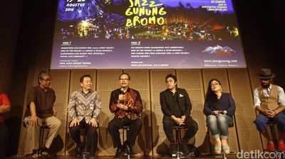 Persiapan Para Musisi untuk Jazz Gunung