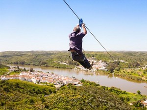 Keren! Main Flying Fox dari Spanyol, Ujungnya di Portugal