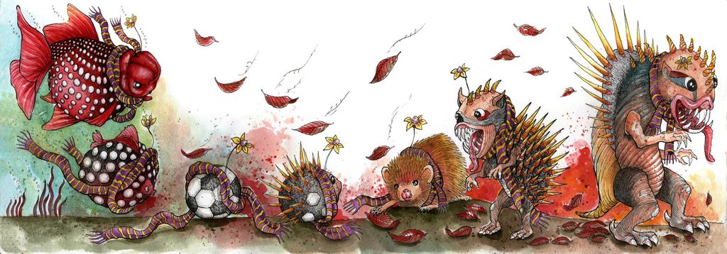 Ilustrator Evi Shelvia Perkenalkan Monster The RabbitLution