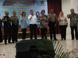 Gerakan Membaca di Pangkalpinang, Perpusnas akan Sumbang 1.500 Buku dan Bus
