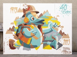 Street Artist Korea Artime Joe Akan Bikin Mural Bareng Dhado Wacky