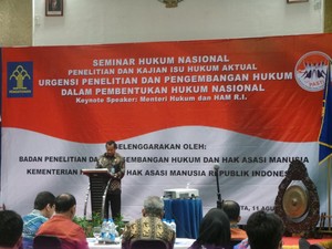 Kemenkum HAM: Penegakan Hukum Harus Beri Perlindungan dan Keadilan