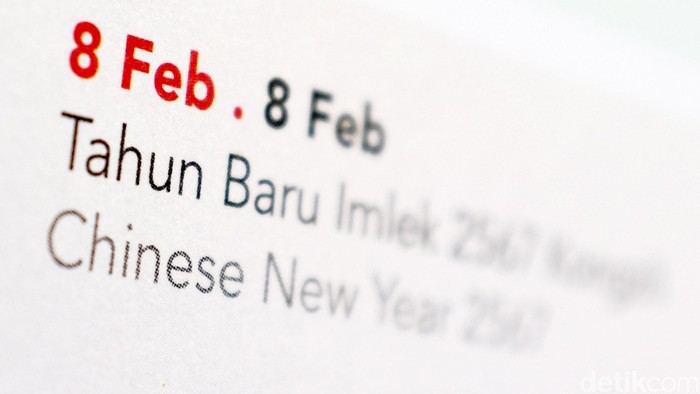 Kalender Imlek . dikhy sasra/ilustrasi/detikfoto