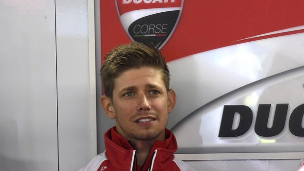 SCARPERIA, ITALY - MAY 20: Casey Stoner of Australia and Ducati Team looks on in box during the MotoGp of Italy - Free Practice at Mugello Circuit on May 20, 2016 in Scarperia, Italy. (Photo by Mirco Lazzari gp/Getty Images)