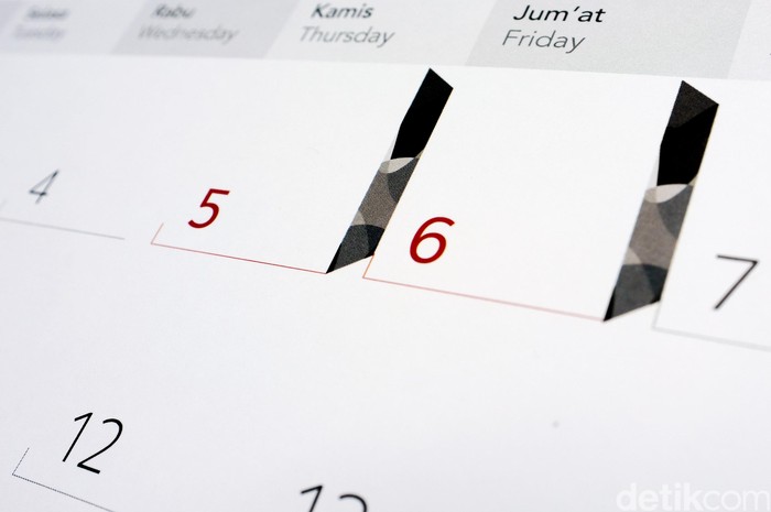 Kalender tahunan. dikhy sasra/ilustrasi/detikfoto