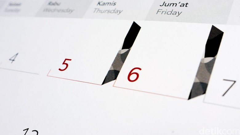 Kalender Kalender tahunan. dikhy sasra/ilustrasi/detikfoto
