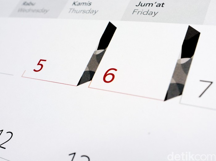 Kalender tahunan. dikhy sasra/ilustrasi/detikfoto