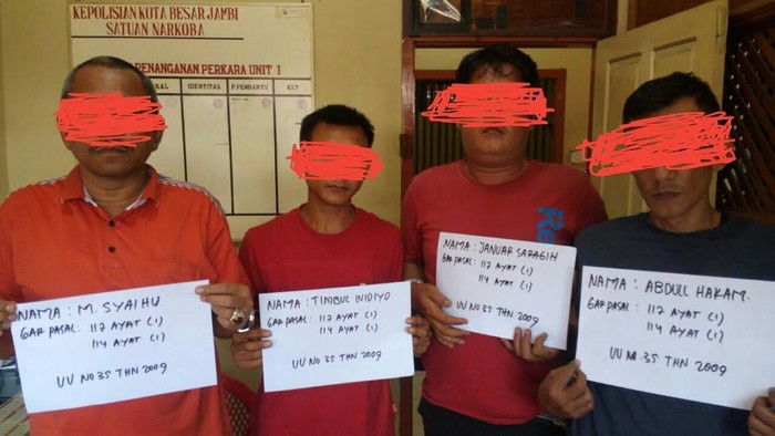 Ketua DPRD Sarolangun Diciduk Polisi Saat Pakai Sabu