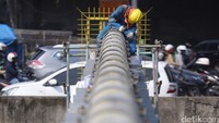 Pemeriksaan rutin ini untuk memastikan aliran gas ke konsume tidak terhambat.