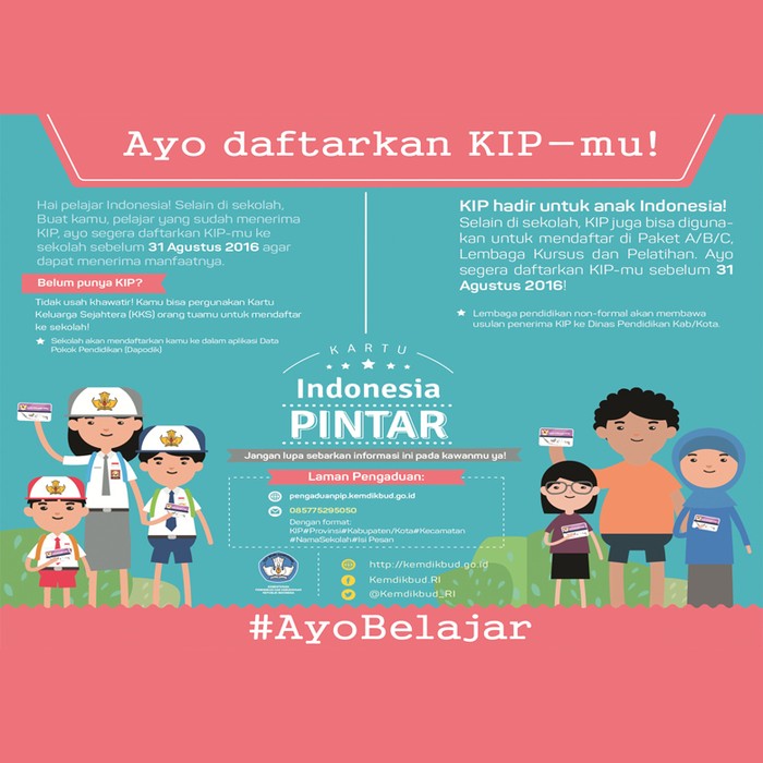 Daftarkan KIP-mu Dan Segera Terima Manfaatnya