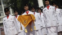 Lomba paskibra yang diselenggarakan PDIP adalah yang pertama kali dilakukan partai politik.
