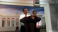 Dalam konferensi pers ini, Pratikno didampingi oleh Jubir Kepresidenan Johan Budi.