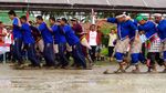 Meriahnya Lomba Terompah Panjang di Nusakambangan