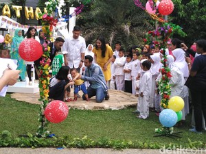 Pesta Kebun di Ultah Anak Raffi Ahmad-Nagita Slavina