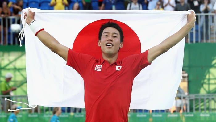 Nishikori Rebut Medali Perunggu Usai Kalahkan Nadal