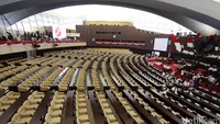Sidang tahunan tersebut untuk mendengarkan pidato tunggal Presiden Joko Widodo.