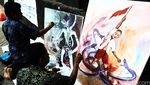 Peringati HUT ke-71 RI dengan Melukis