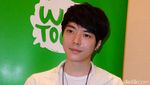 Senyum Park Tae Joon Sapa Penggemar Looksim di Jakarta