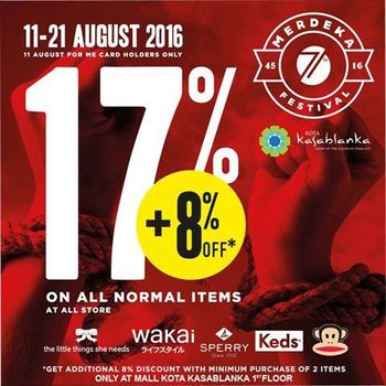 Sambut 17 Agustus, Matahari Hingga Forever 21 Diskon 