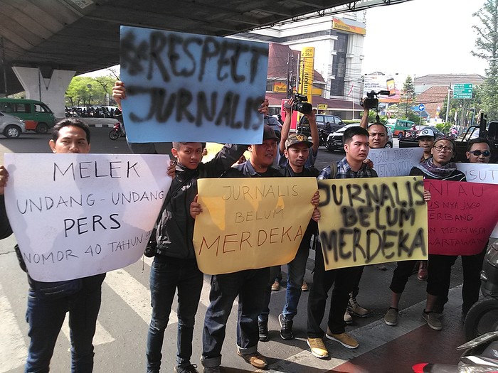 Tolak Kekerasan, Jurnalis Bandung: Usut Penganiaya Dua Wartawan di Medan