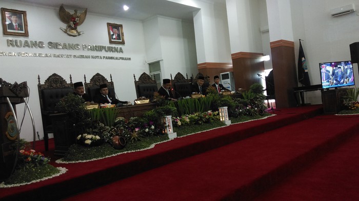 Saat Wali Kota dan DPRD Pangkalpinang Gelar Rapat Simak Sidang Tahunan MPR