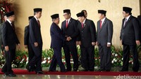 Presiden Joko Widodo dan Wapres Jusuf Kalla menghadiri Sidang Tahunan MPR.