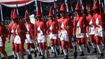 Bendara Pusaka Diarak Kereta Kencana