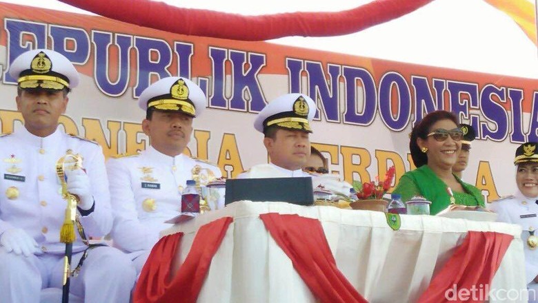 Ikut Upacara HUT RI di Natuna, Menteri Susi: Dapat Salam 