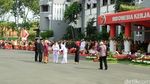Upacara HUT RI di Taman Surya Surabaya