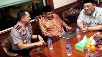 Pertemuan ini juga untuk membangun kerjasama demi keamanan dan kerukunan umat beragama di Indonesia.