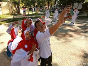Keren! Wilhelmina Park Pangkalpinang Disulap Jadi Taman Bertema Pahlawan