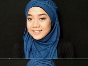 Tutorial Hijab Simpel Menggunakan Pashmina Ala Cherryl Raisa