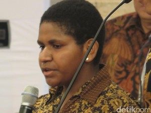 Nita Si Jago Matematika Asal Nduga Papua Presentasi Metode Belajar ke Jokowi
