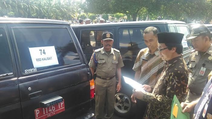 Wabup Jember Temukan Nopol Mobil Dinas Mati Saat Dikumpulkan