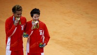 Ini merupakan emas pertama untuk Indonesia pada Olimpiade 2016 di Rio. Marcelo del Pozo/Reuters/detikFoto.